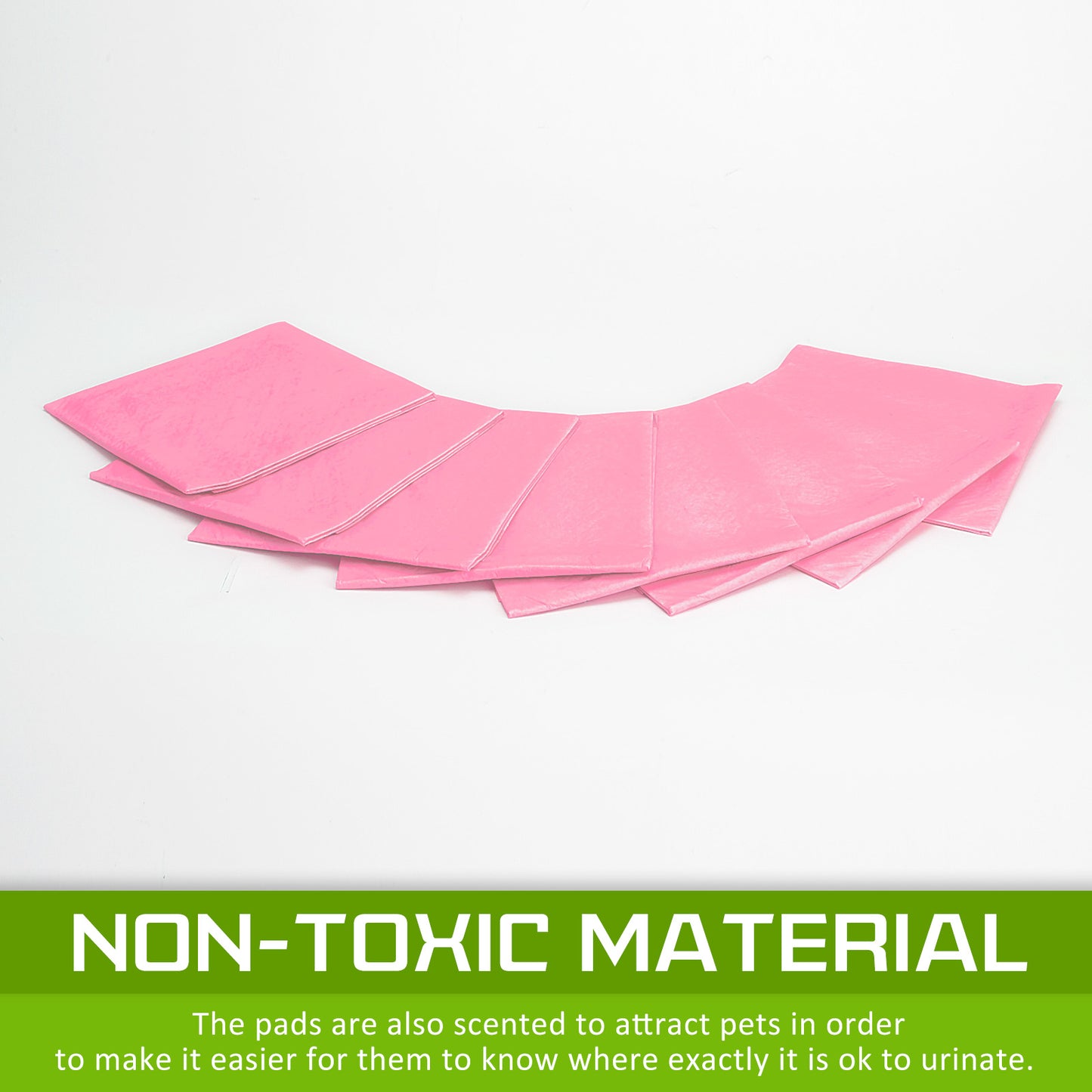 300pcs Pet Dog Cat Potty Training Toilet Mat Pads PINK