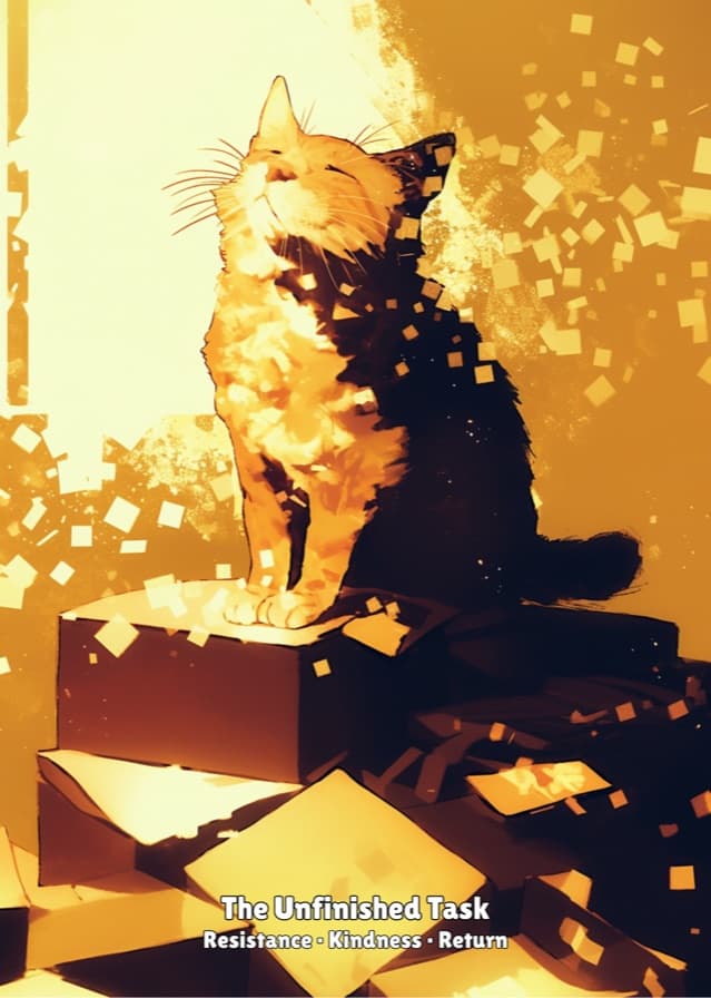 The Unfinished Task — oracle card
