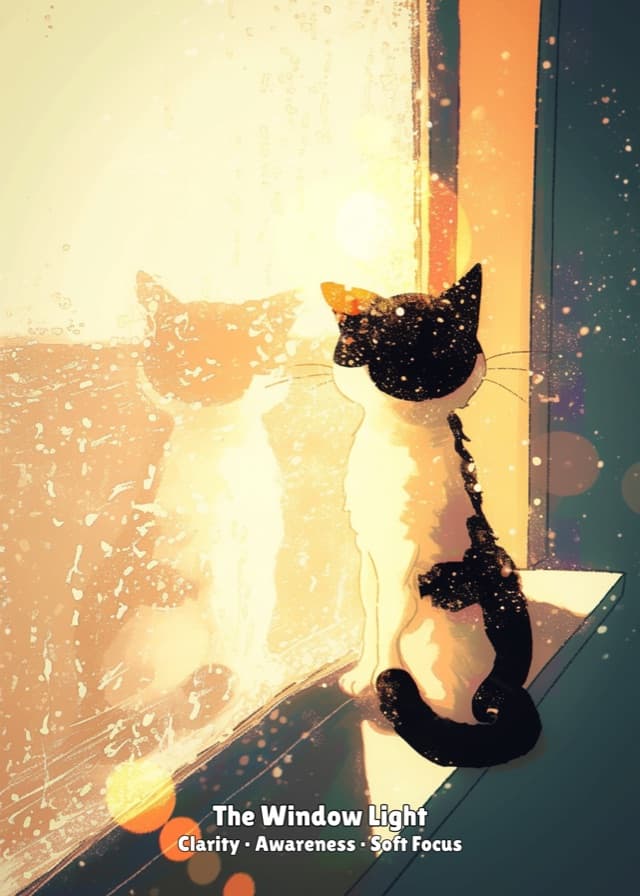 The Window Light — oracle card