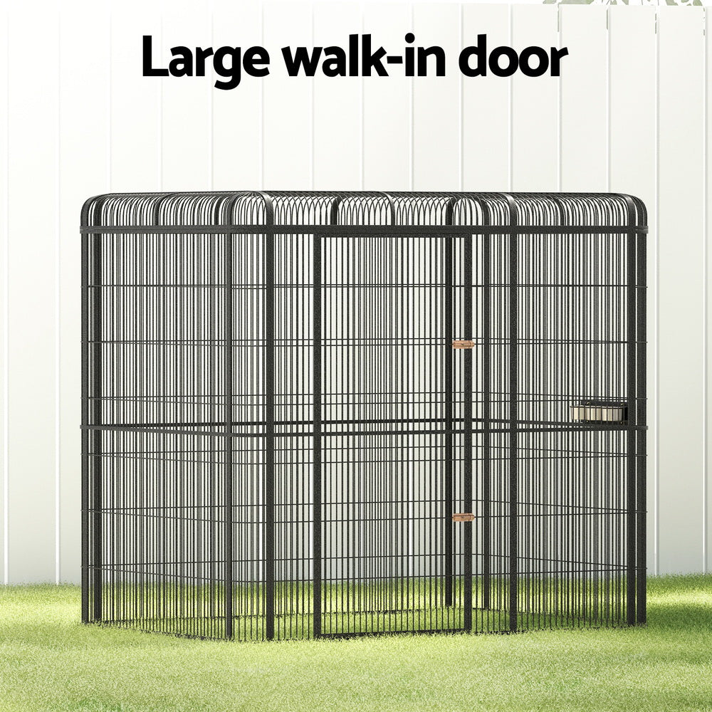 i.Pet Bird Cage Large Walk-in Aviary Budgie Perch Cage Parrot Pet Huge 203cm