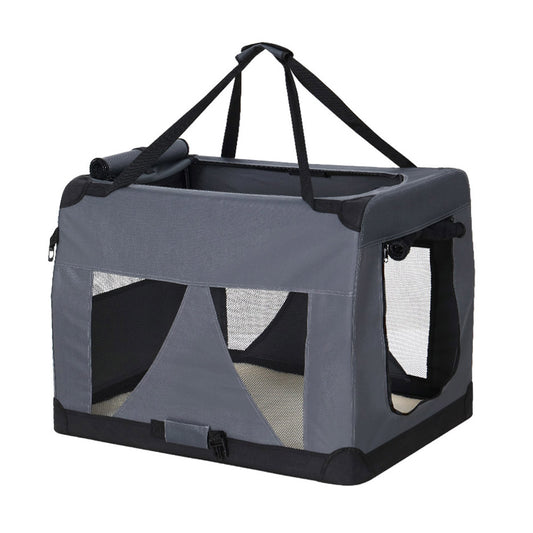 i.Pet Pet Carrier Soft Crate Dog Cat Travel 82x58CM Portable Foldable Pet Bag XL