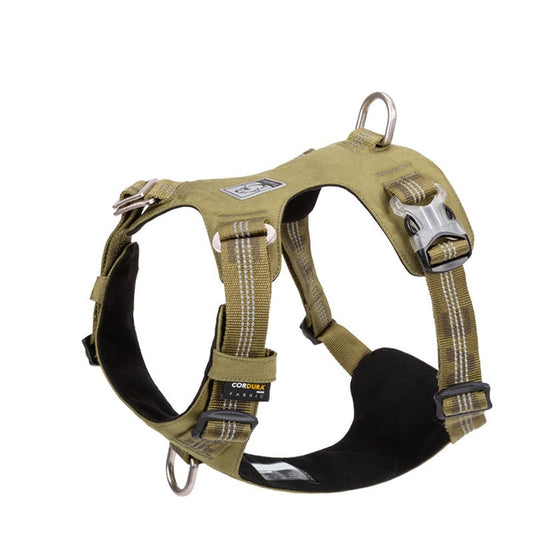 Lightweight 3M reflective Dog Harness Army Green 2XS