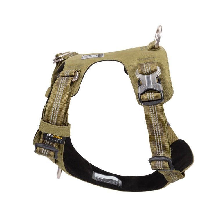 Lightweight 3M reflective Dog Harness Army Green 2XS