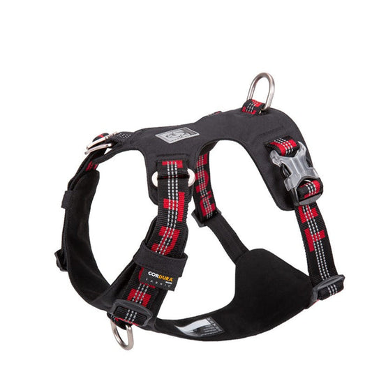 Lightweight 3M reflective Dog Harness Black L