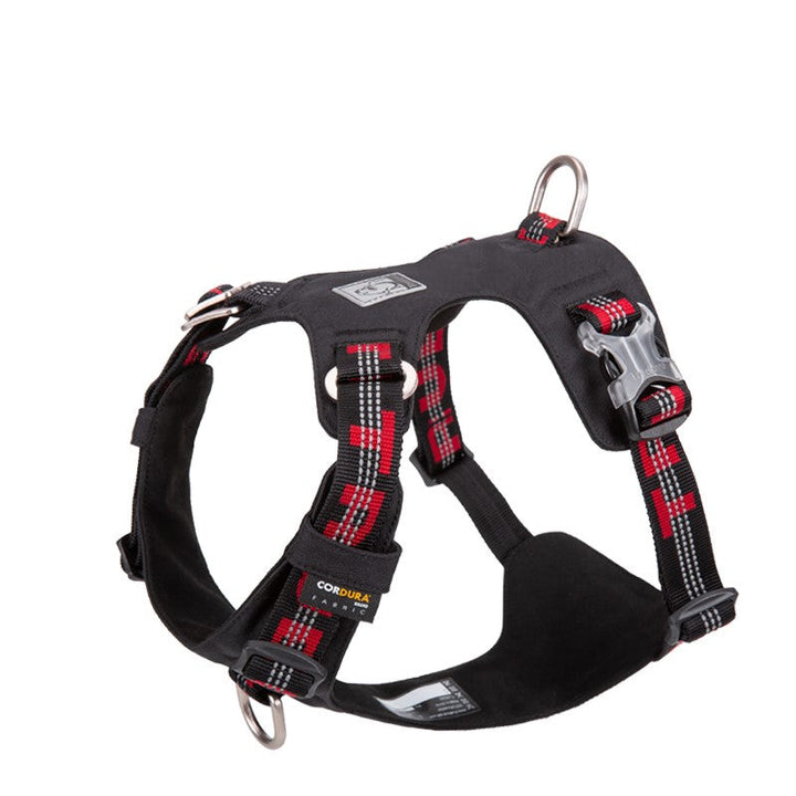 Lightweight 3M reflective Dog Harness Black S