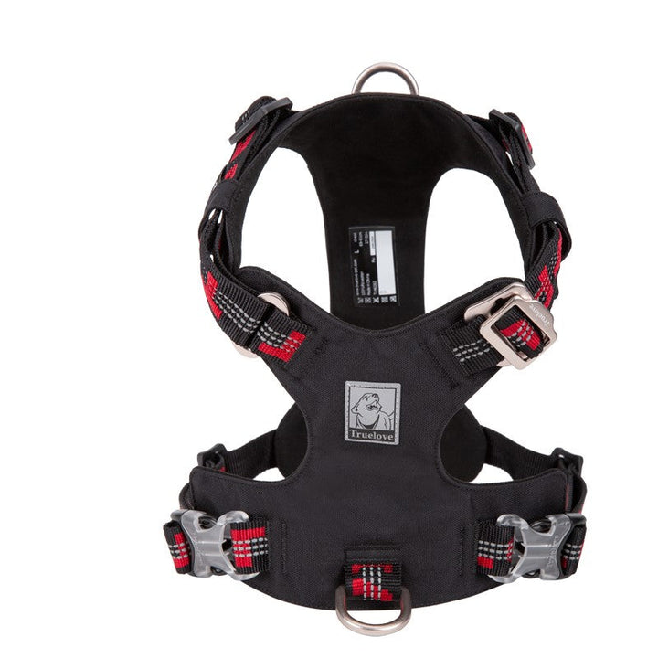 Lightweight 3M reflective Dog Harness Black S