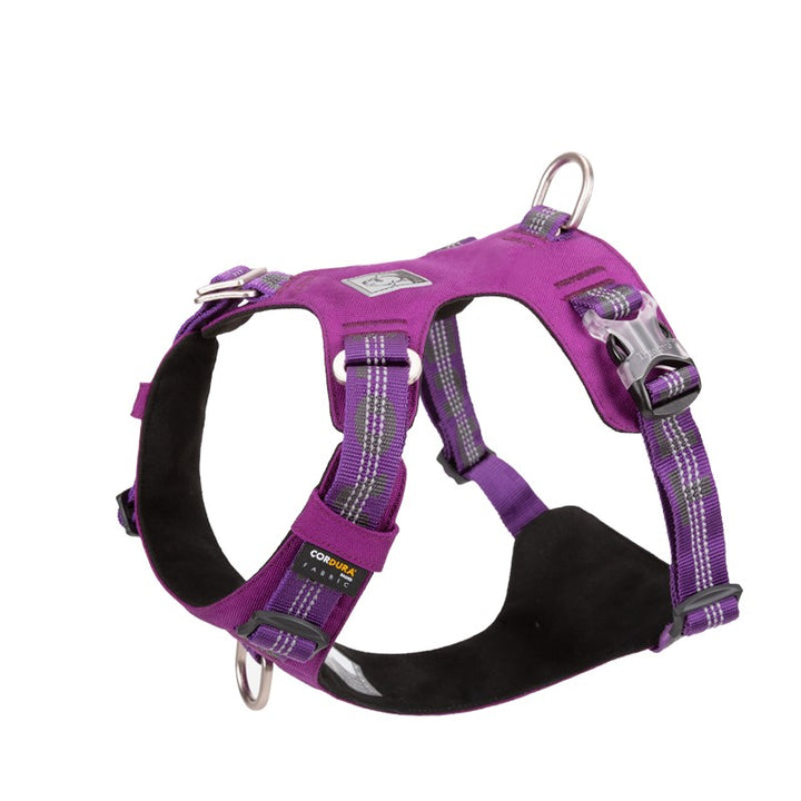 Lightweight 3M reflective Dog Harness Purple L