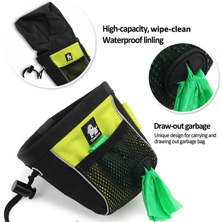 True Love Pet Treat Bag Neon Yellow M