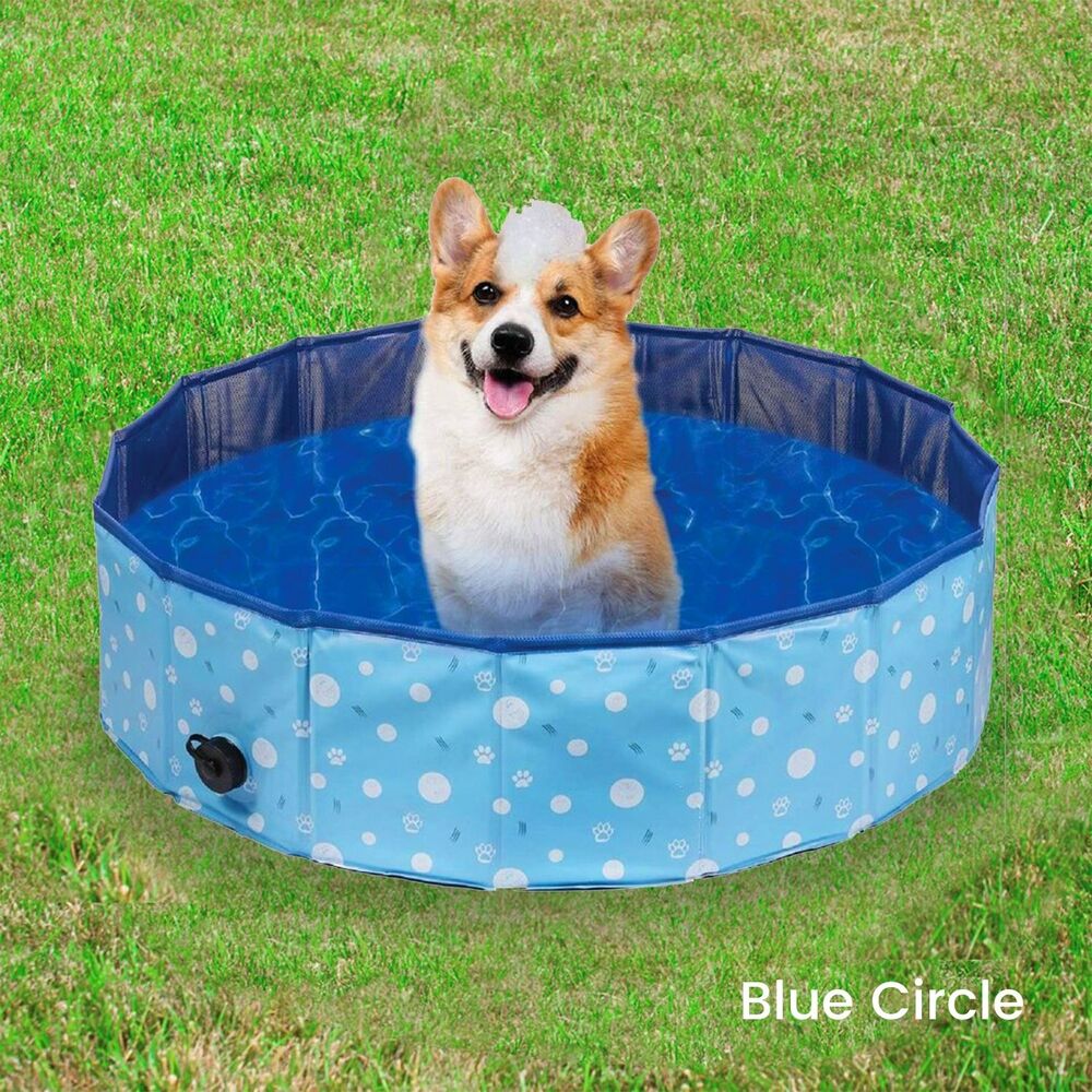 Pet Pool Dog Pool 120cm*30cm XL Blue Circle