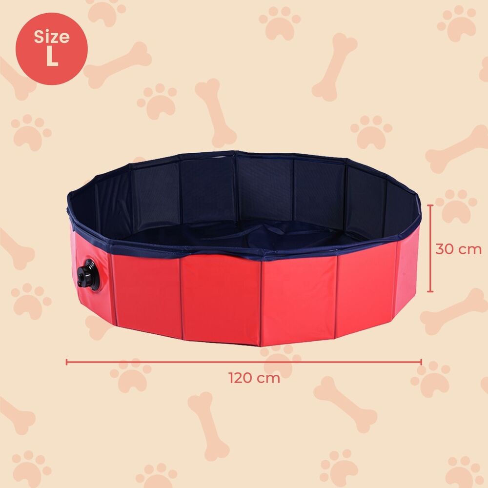 Pet Pool Dog Pool 120cm*30cm XL Blue Circle