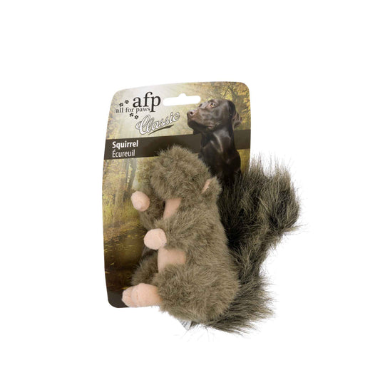 Dog Plush Toy - Squirrel Dog Squeaky Toy Interactive Pet Puppy Play