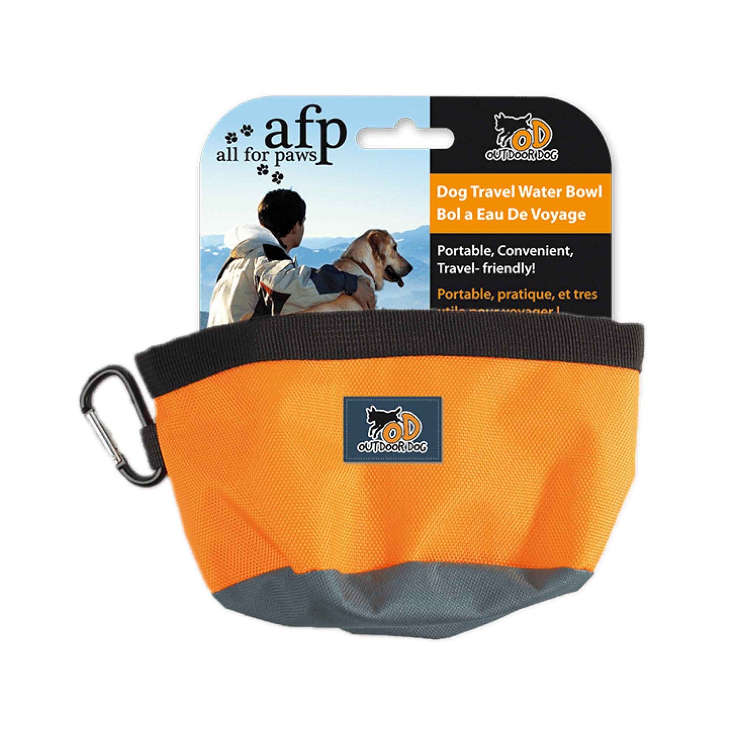 Dog Travel Bowl - Portable Outdoor Camping Water Feeder Container Pet Bowl