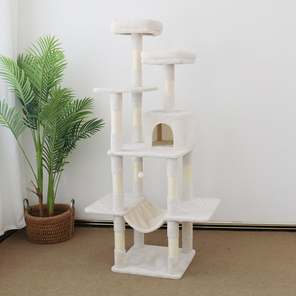 CATIO Tranquility Condo Scratching Post Cat Tree Cat Bed 50x50x174cm