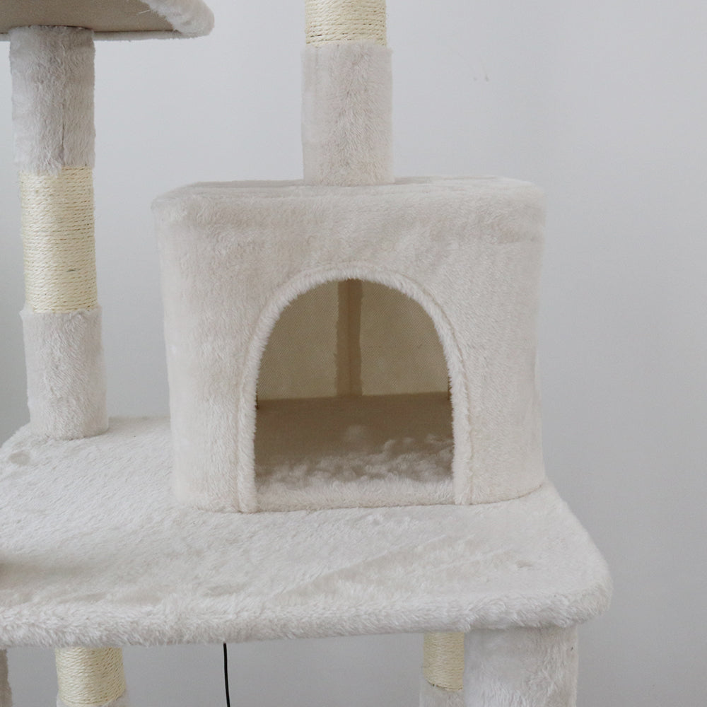 CATIO Tranquility Condo Scratching Post Cat Tree Cat Bed 50x50x174cm