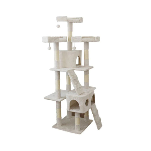 CATIO Tranquility Palace Cat Scratching Post  Cat Tree Cat Bed 50x50x171cm