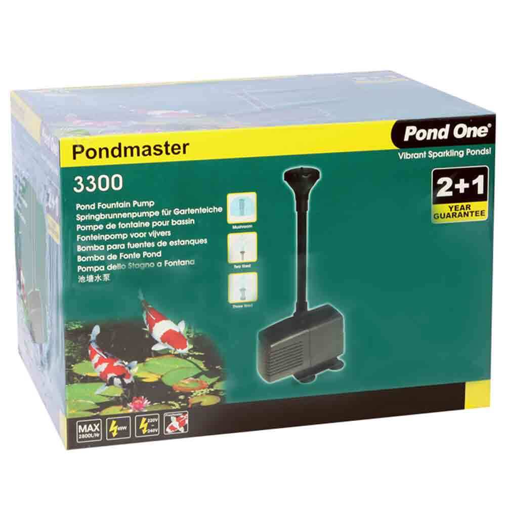 Pond One PondMaster 3300 Pond Fountain Pump Kit - 2800L/H