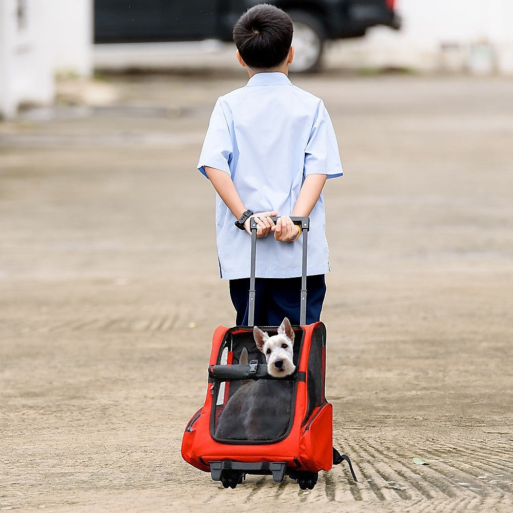 Dog Bag Dog Trolley Pet Safety Pet Transport Pet Carrier Backpack Trolley