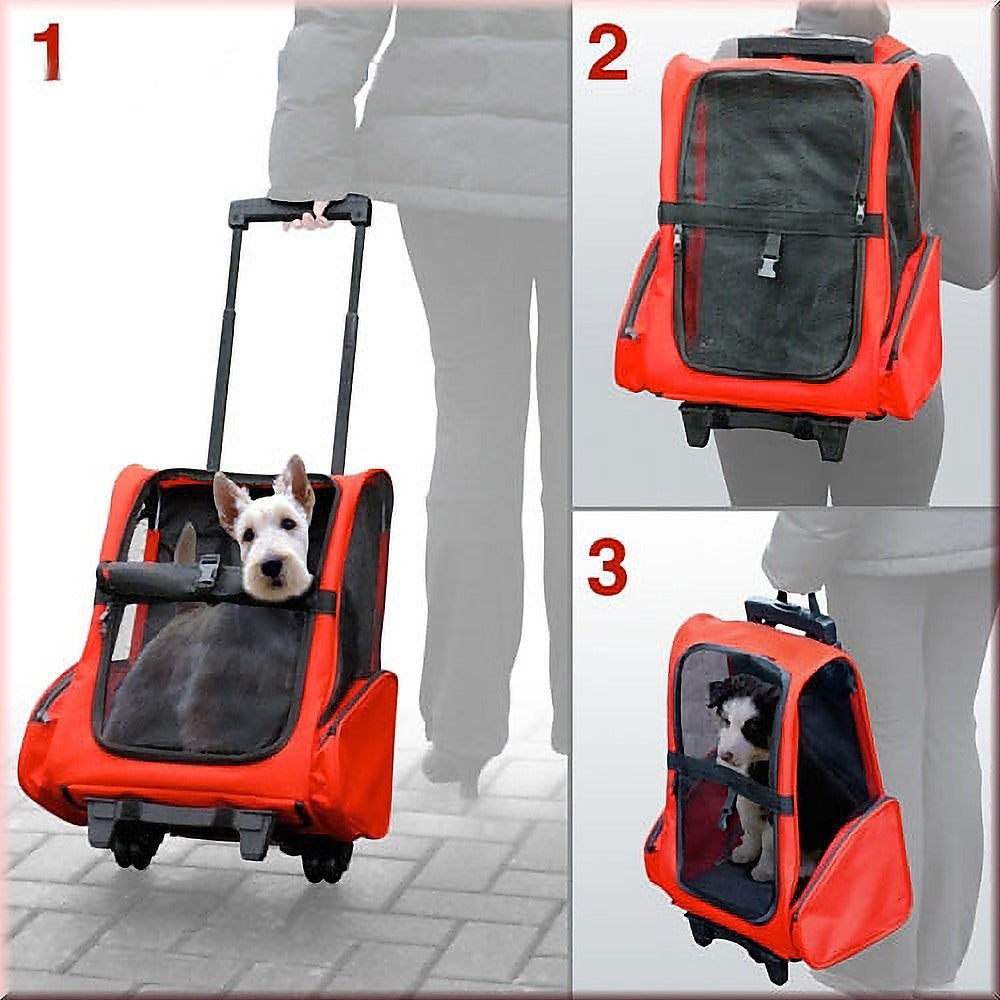 Dog Bag Dog Trolley Pet Safety Pet Transport Pet Carrier Backpack Trolley