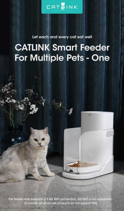 CATLINK ONE - Pet AI Feeder Smart Automatic Pet Feeder Pet Bowl