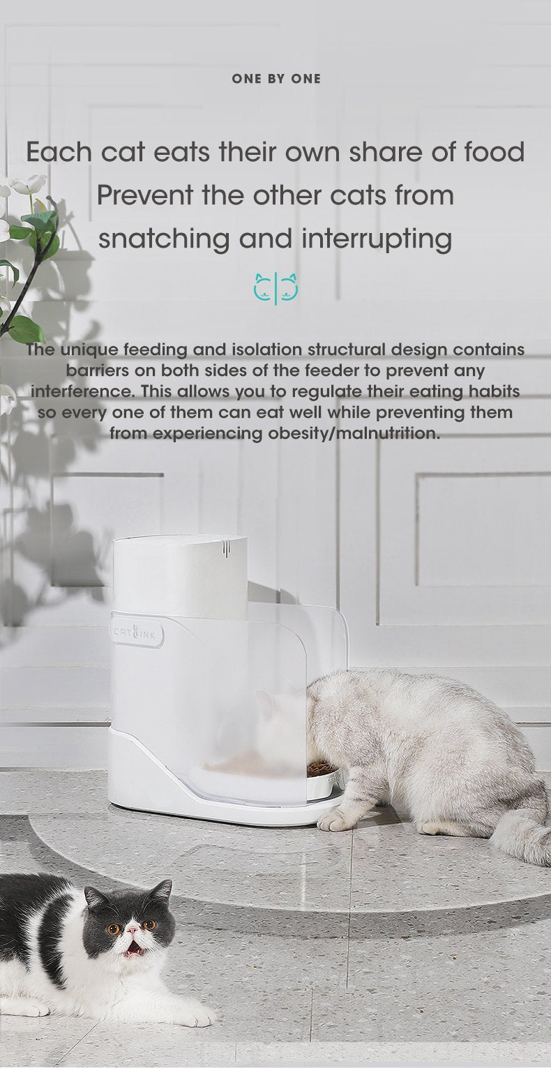 CATLINK ONE - Pet AI Feeder Smart Automatic Pet Feeder Pet Bowl