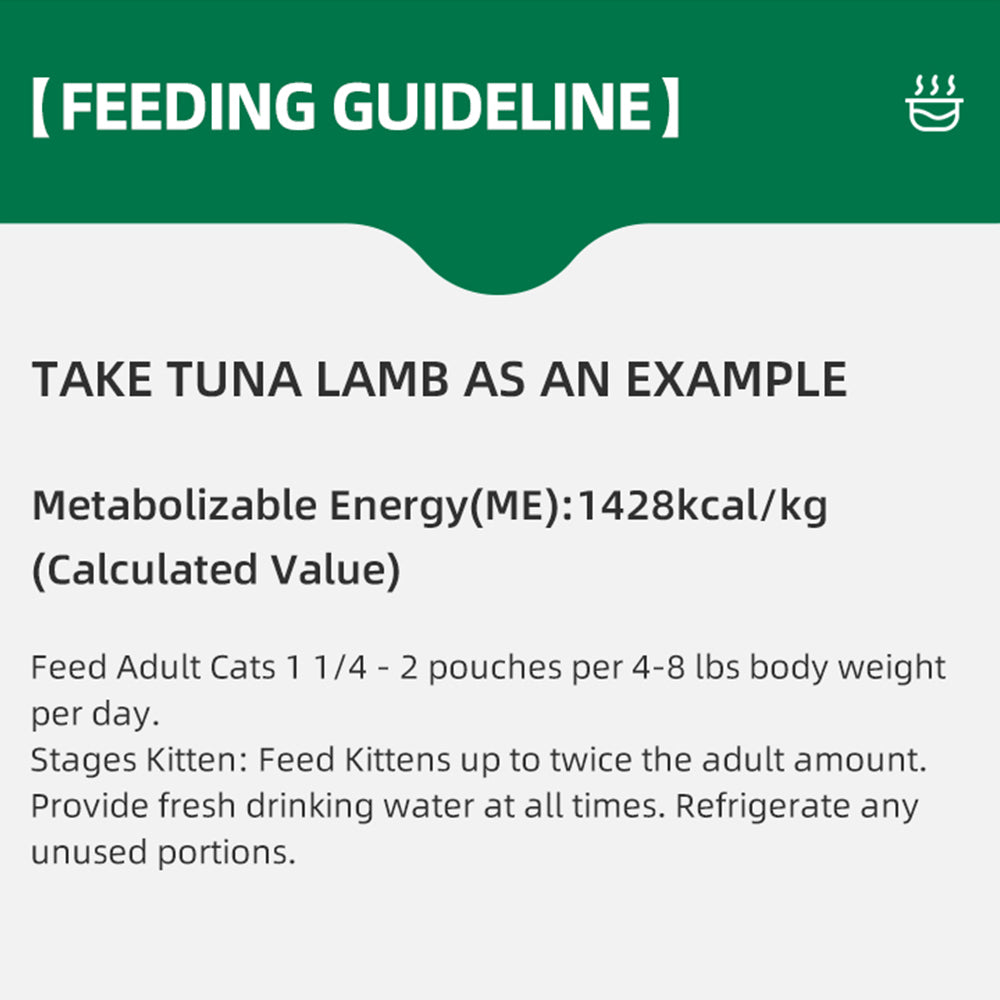 FOOD CHAIN Tuna & Duck Recipe Wet Cat Food 80gX6