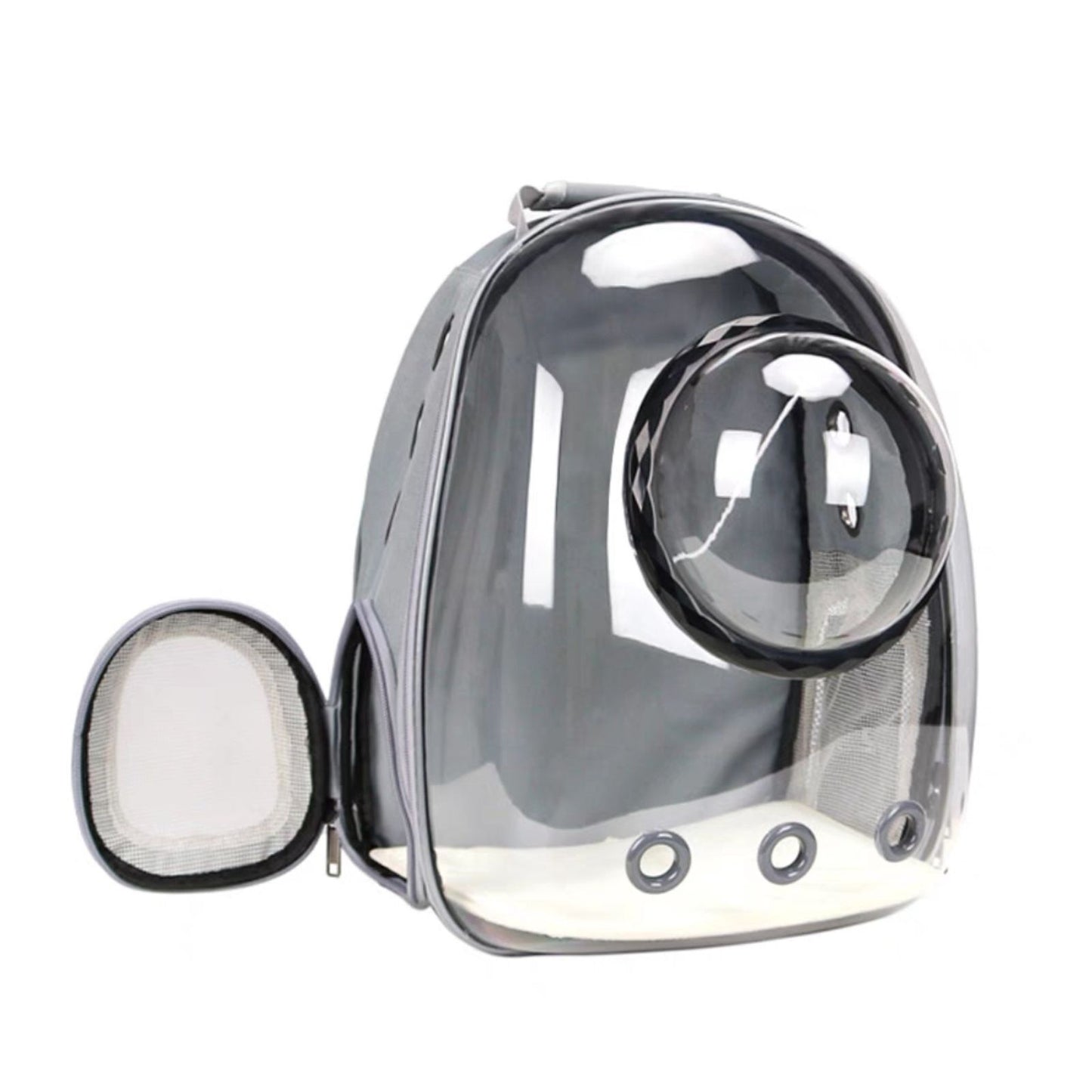 Expandable Pet Backpack Space Capsule Backpack - Grey