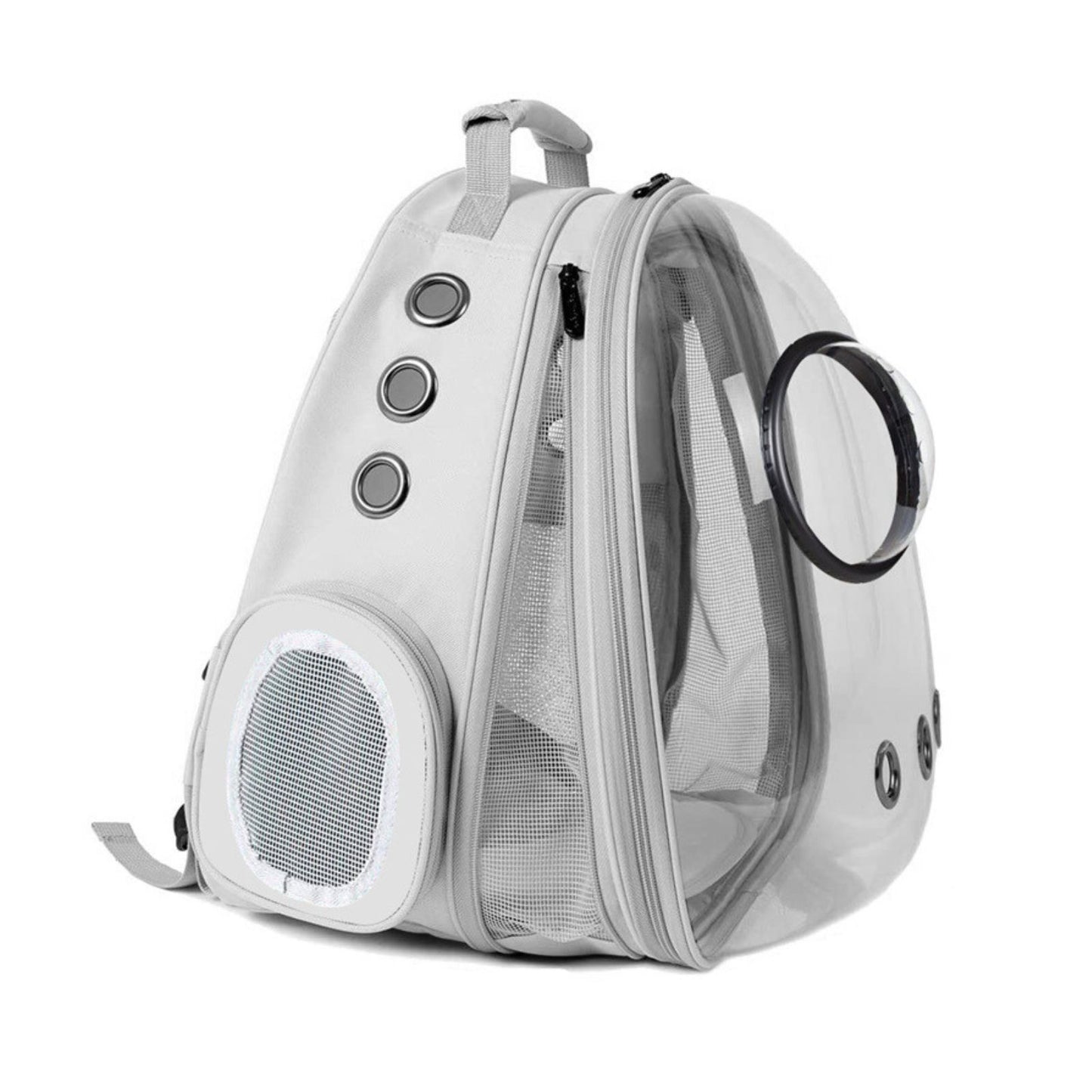 Expandable Pet Backpack Space Capsule Backpack - Grey